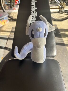 Pokemon Dragonair Plush - Light Blue and White